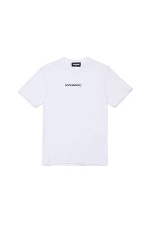 T-shirt with rubber effect logo DSQUARED KIDS | DQ2823D004GDQ100